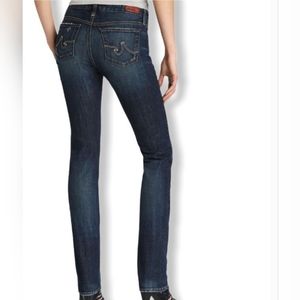 AG Adriano Goldschmeid Premiere Skinny Straight Jeans 25R